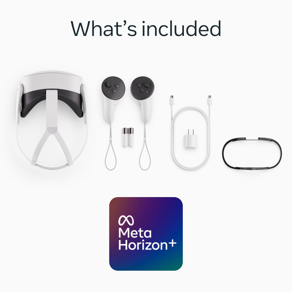 Meta Quest 3S 128GB | VR Headset — Thirty-Three Percent More Memory — 2X Graphical Processing Power — Virtual Reality Without Wires — Access to 40+ Games with a 3-Month Trial of Meta Horizon+ Included