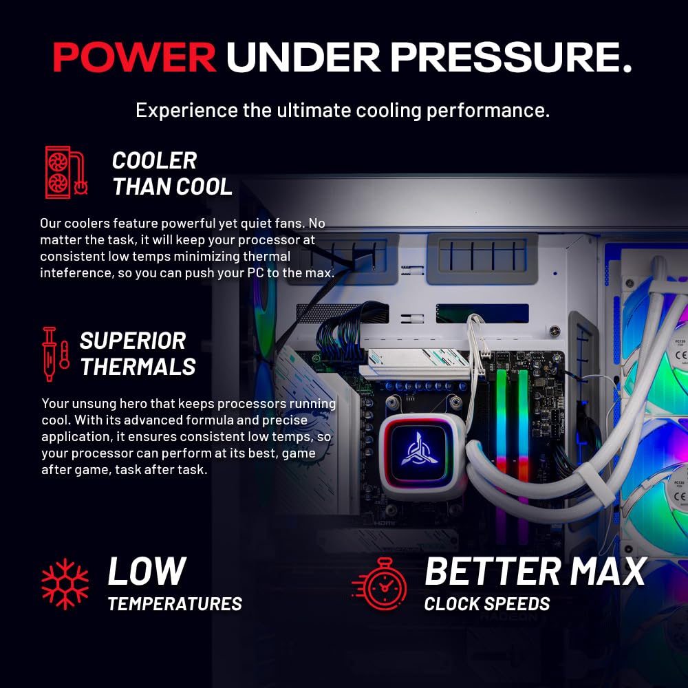 Skytech Gaming King 95 Desktop PC, Ryzen 7 9800X3D 4.7 GHz (5.2 GHz), NVIDIA RTX 5070 Ti 16GB, 1TB Gen4 NVMe SSD, 32GB DDR5 RAM 5600 RGB, 850W Gold ATX 3 PSU, 360mm ARGB AIO, Wi-Fi, Win 11