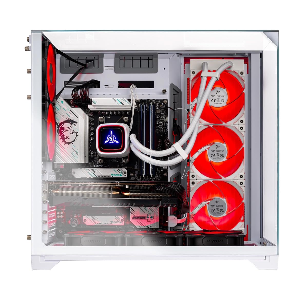 Skytech Gaming King 95 Desktop PC, Ryzen 7 9800X3D 4.7 GHz (5.2 GHz), NVIDIA RTX 5070 Ti 16GB, 1TB Gen4 NVMe SSD, 32GB DDR5 RAM 5600 RGB, 850W Gold ATX 3 PSU, 360mm ARGB AIO, Wi-Fi, Win 11