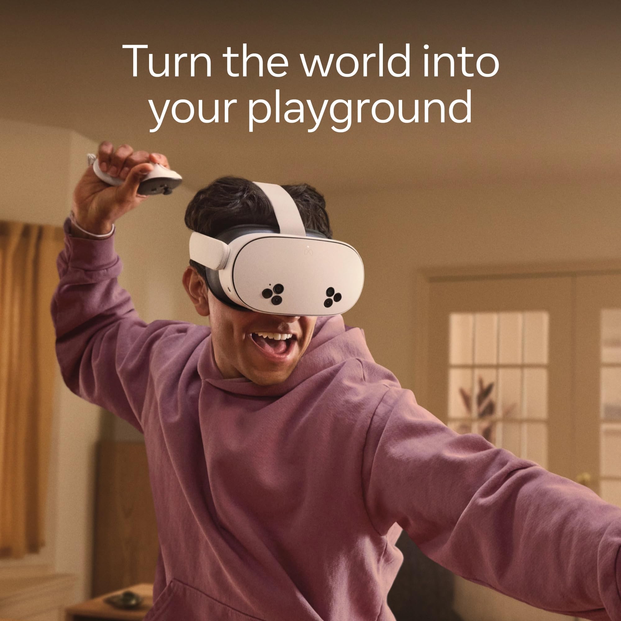 Meta Quest 3S 128GB | VR Headset — Thirty-Three Percent More Memory — 2X Graphical Processing Power — Virtual Reality Without Wires — Access to 40+ Games with a 3-Month Trial of Meta Horizon+ Included