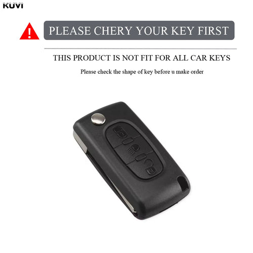 3 Buttons TPU Car Folding Key Fob Case Cover Holder Keychain For Citroen DC2 C3 C4 C5 C6 SG C8 Xsara Picasso CE0523 2008-2018