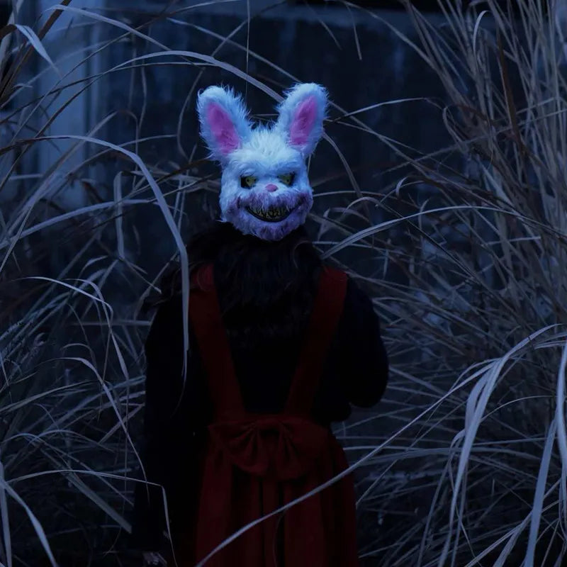 Fancy Halloween Party Stage Scary Bear Rabbit Cartoon Cosplay Face Mask Head Cover Carnival Costume Props Dance Masquerade Mask