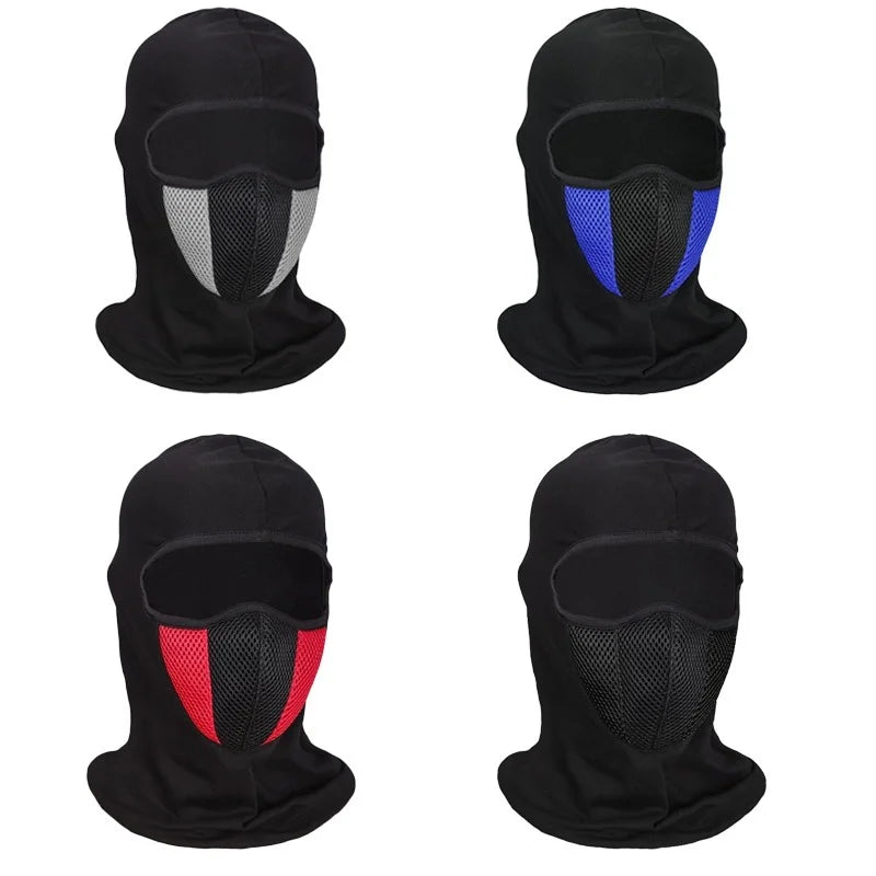 Breathable Full Face Mask Motorcycle Balaclava for Men Women Cycling Sports Dustproof Windproof Scarf Headgear