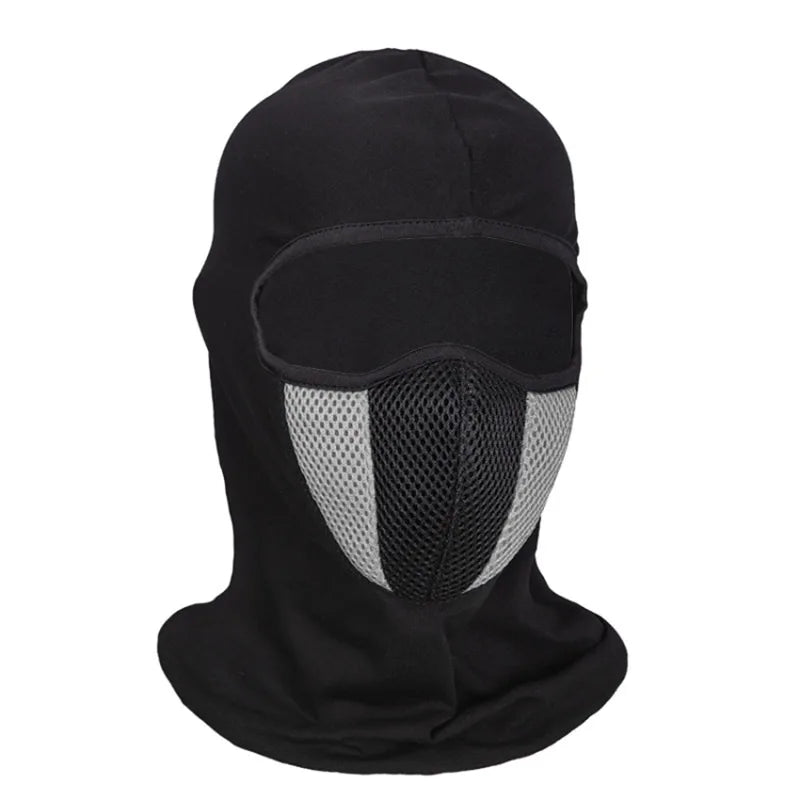 Breathable Full Face Mask Motorcycle Balaclava for Men Women Cycling Sports Dustproof Windproof Scarf Headgear