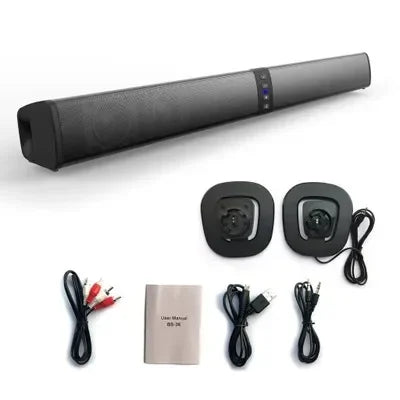 Portable Super Powerful Wireless Bluetooth Speaker Surround Stereo caixa de som Sound Bar Home TV Sound Box Subwoofer FM Radio